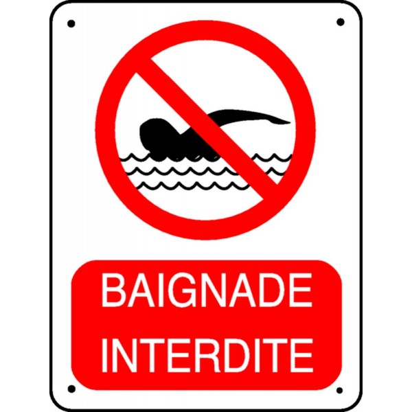 BAIGNADE INTERDITE – ARRETE MUNICIPAL PERMANENT N°2006-27