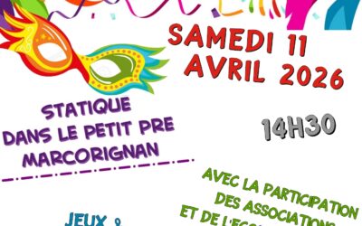 CARNAVAL – SAMEDI 11 AVRIL 14h30