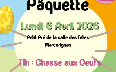 PÂQUETTE – LUNDI 6 AVRIL