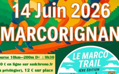 Le premier trail de Marcorignan 14 juin 2026
